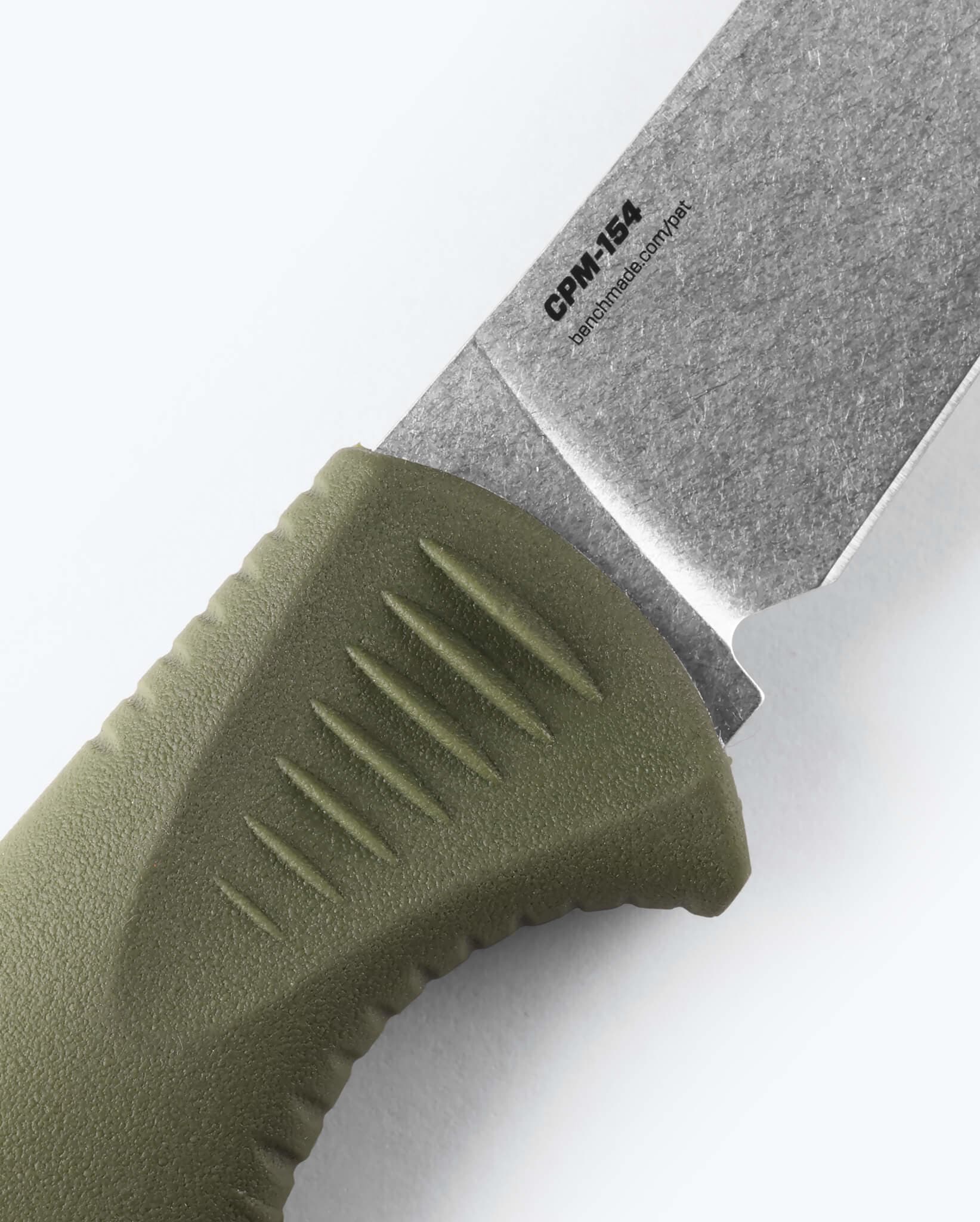 Meatcrafter® | Dark Olive Santoprene® | 4" Trailing point