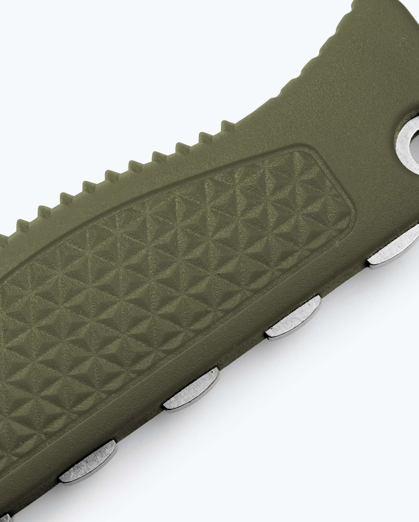 Steep Country | Dark Olive Santoprene® | Drop-point
