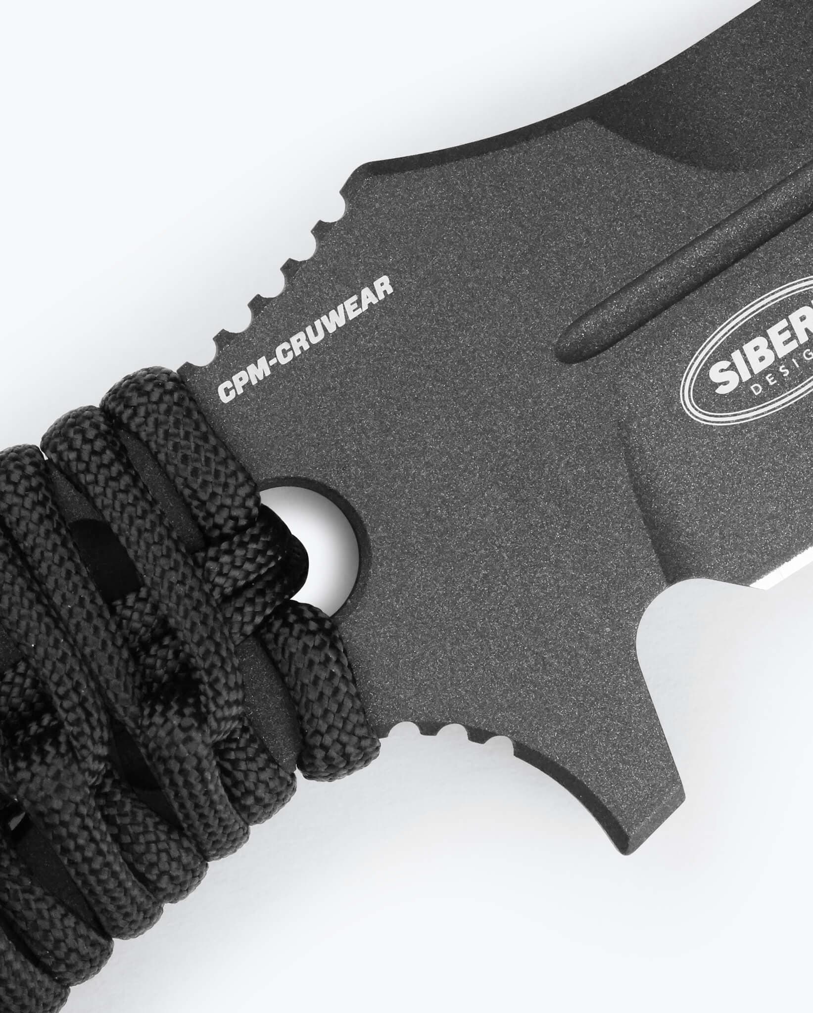Fixed Adamas® | Black Paracord | Drop-point
