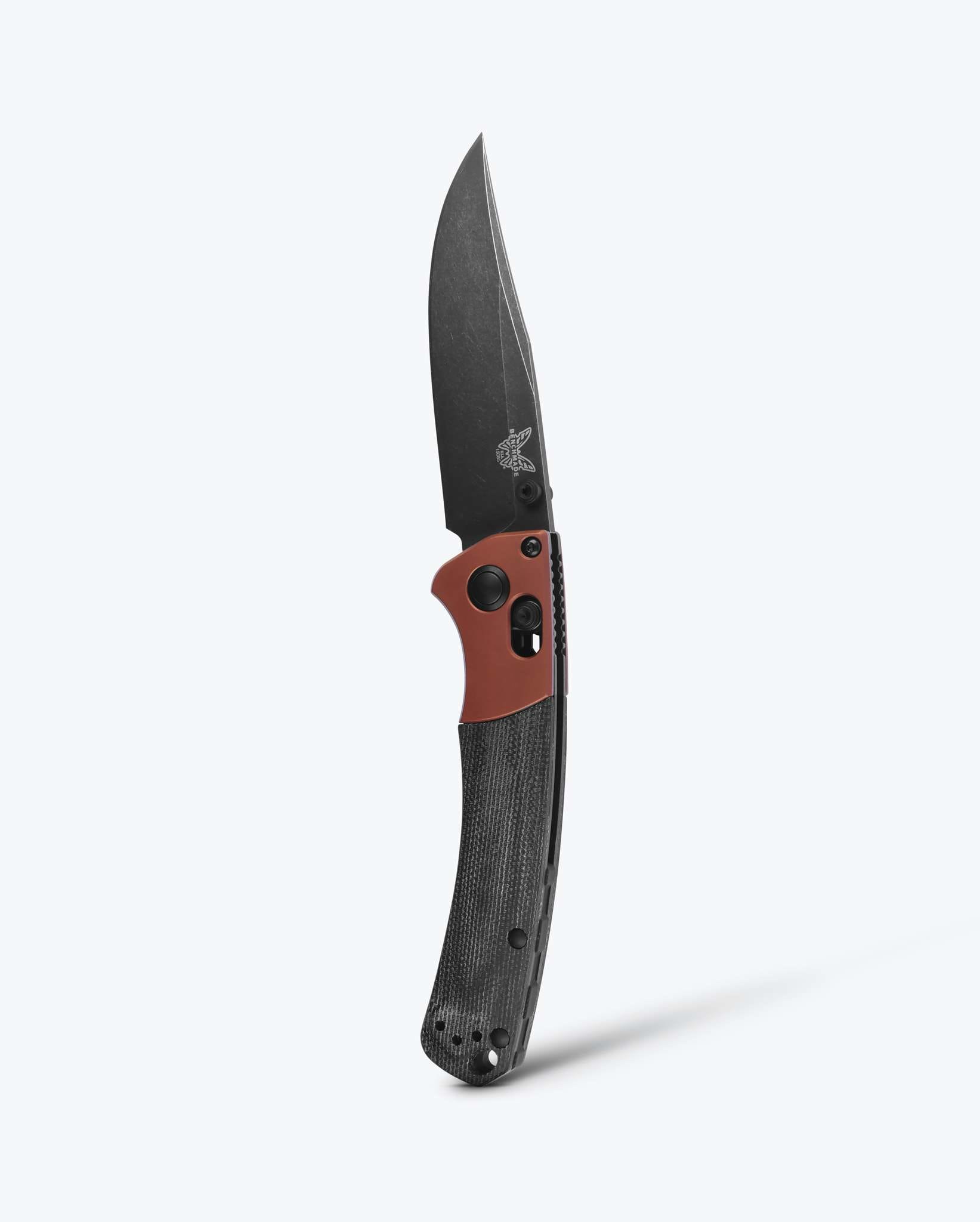 Mini Crooked River | Gray Aluminum & Wood | Clip-point|Hunter Exclusive